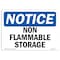 Signmission OSHA Notice Sign, 10" Height, 14" Width, Rigid Plastic, Non Flammable Storage Sign, Landscape OS-NS-P-1014-L-15051 - alternate 1